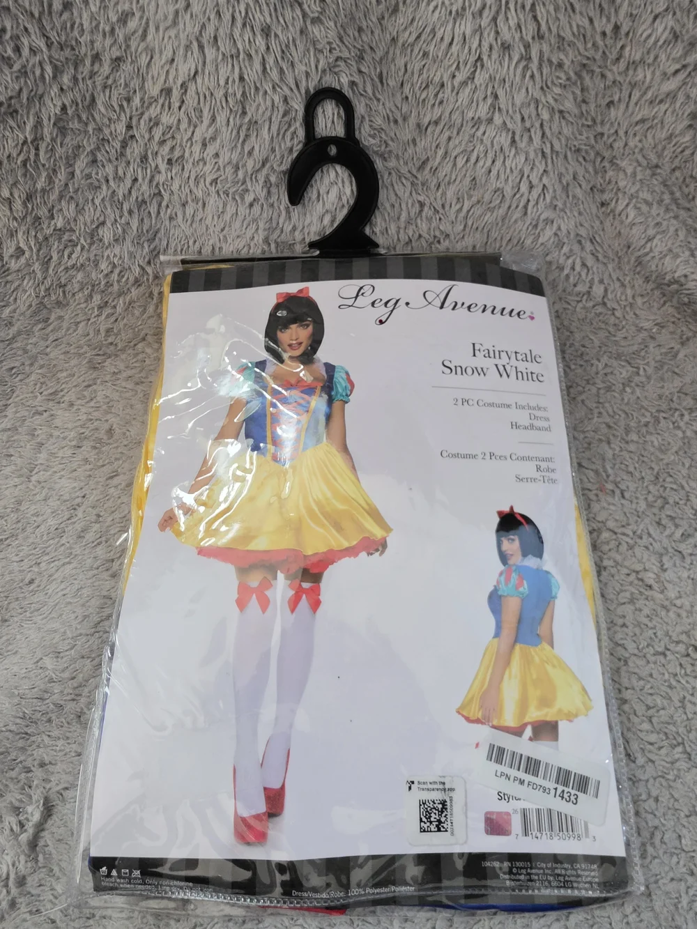 Leg Avenue Women's Fairytale Snow White (Dress Only) Size S/M - Picture 10 of 11